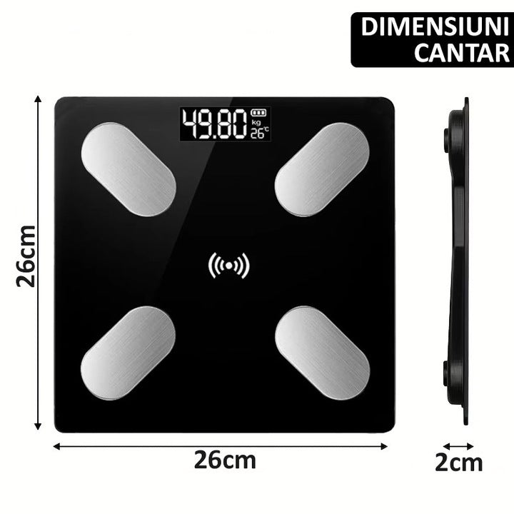 Cantar Corporal Bluetooth cu Aplicatie, A-172-7