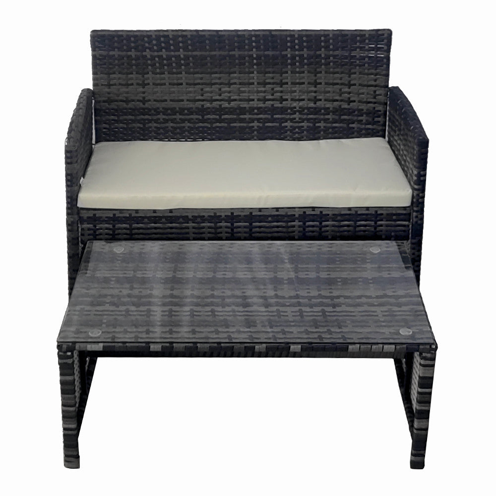 Set mobilier terasa/gradina tip ratan KLUGMEISTER KJFR030