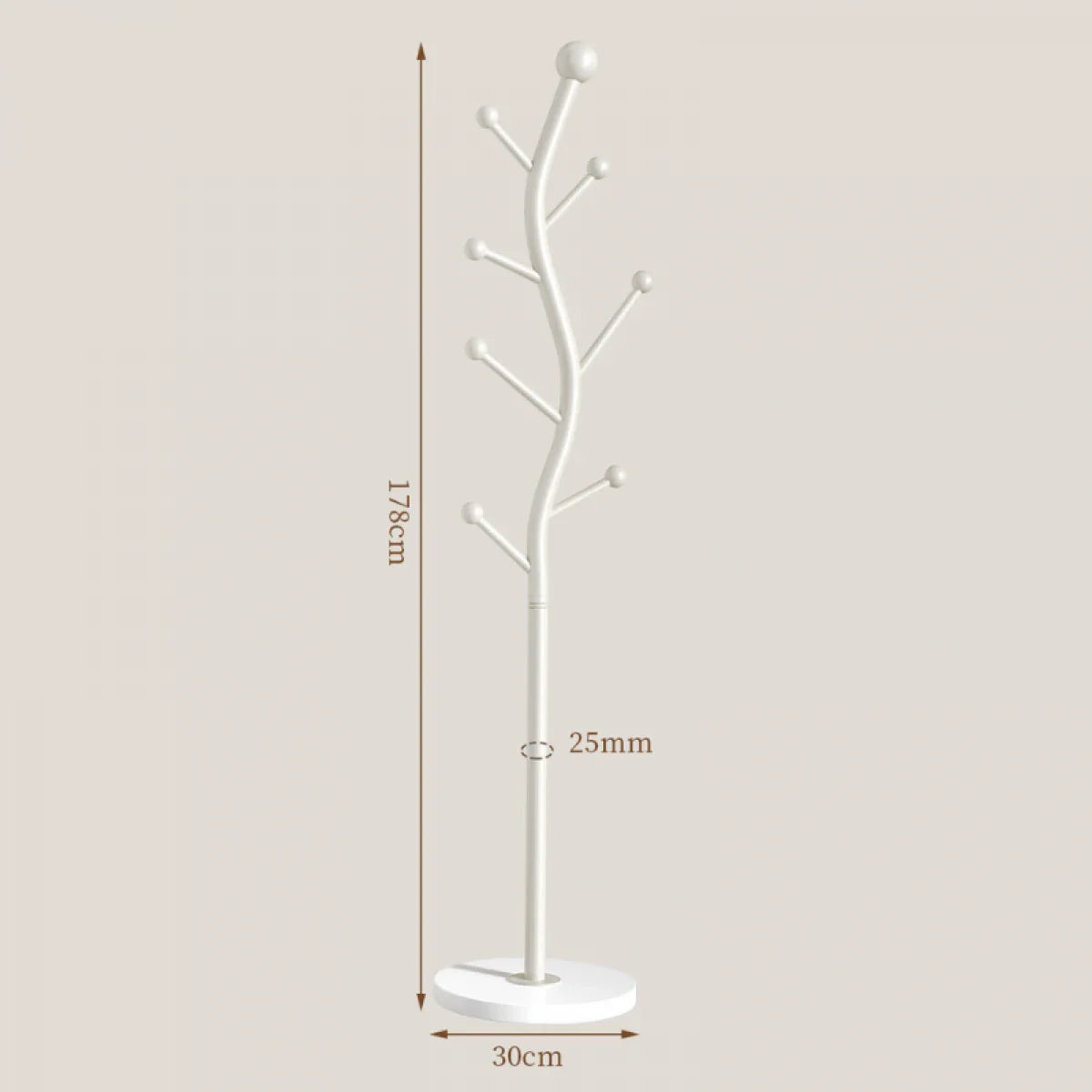 Cuier pentru haine in forma de S 178 x 30 — Confort Practic Pentru Casa Ta