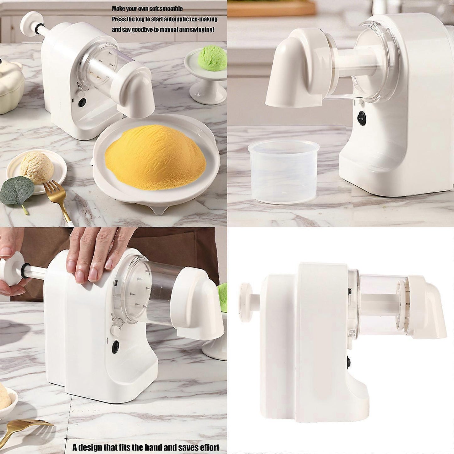 Concasor electric de gheata 20W — Mai Mult Confort în Bucătărie