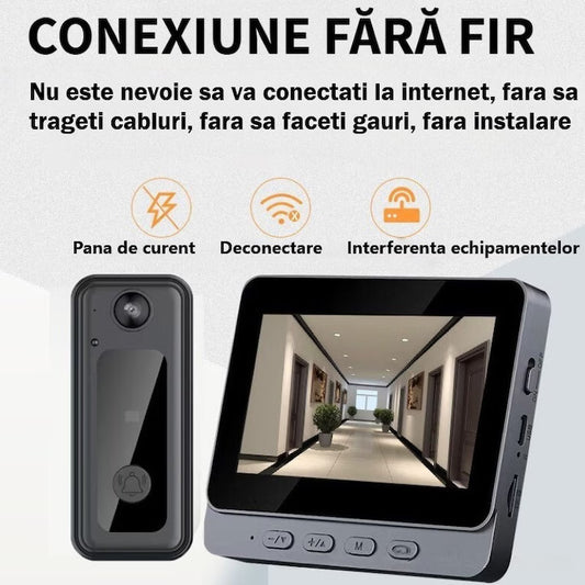 Sonerie Video Inteligenta cu Camera, Bluetooth, A-124-14