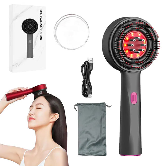 Perie de Par Electrica BrushPro X6 cu Aplicator de Ser pentru Scalp, A-149-16