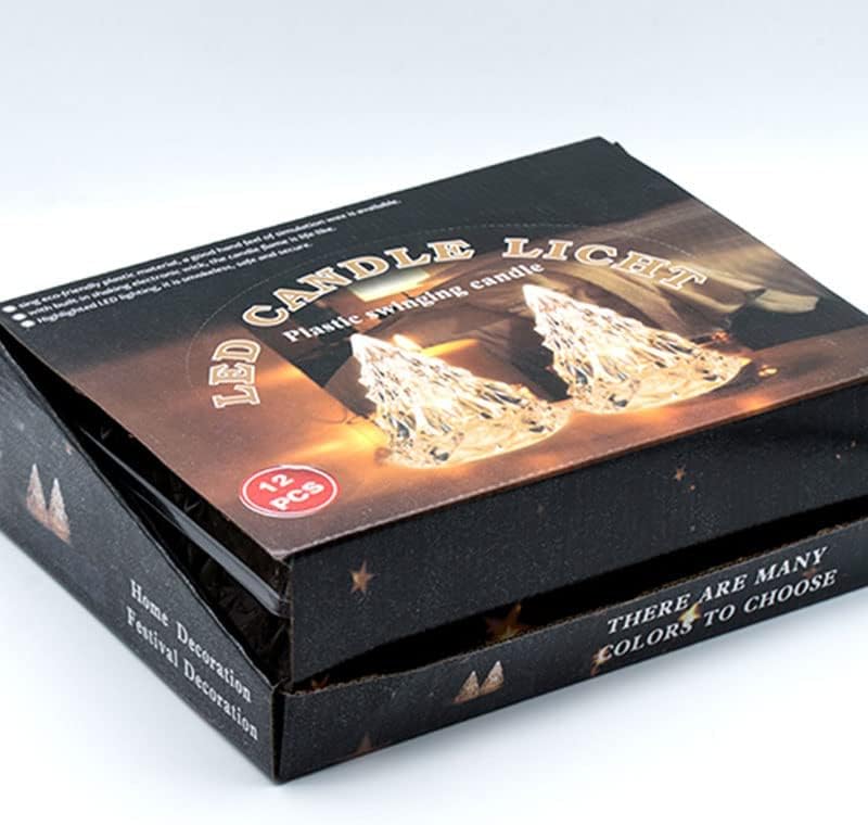 Set 12 Ornamente de Craciun in forma de bradut 8 — Ambient Modern Pentru Acasă