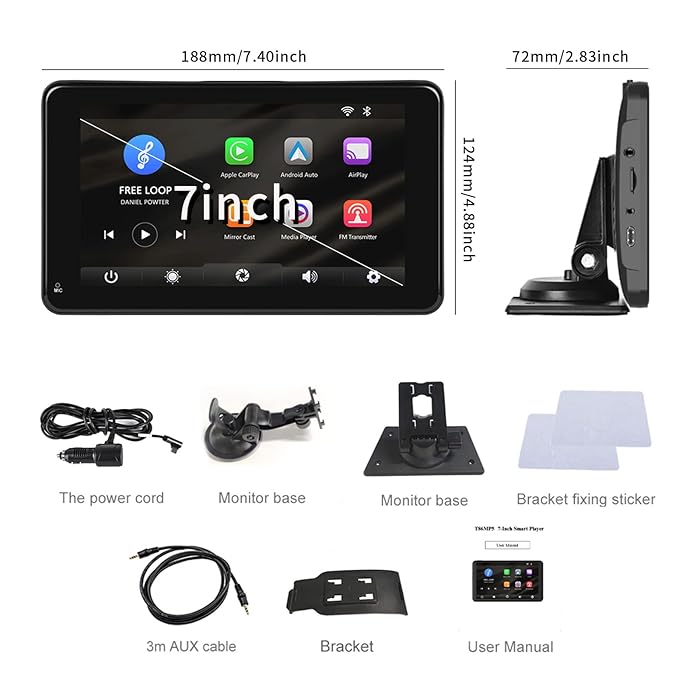 Navigatie Auto Display 7 inch Display 7 inch — Confort și Siguranță la Drum