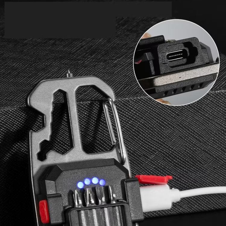 Lanterna LED tip breloc cu dispozitiv spargere geamuri — Ambient Modern Pentru Acasă