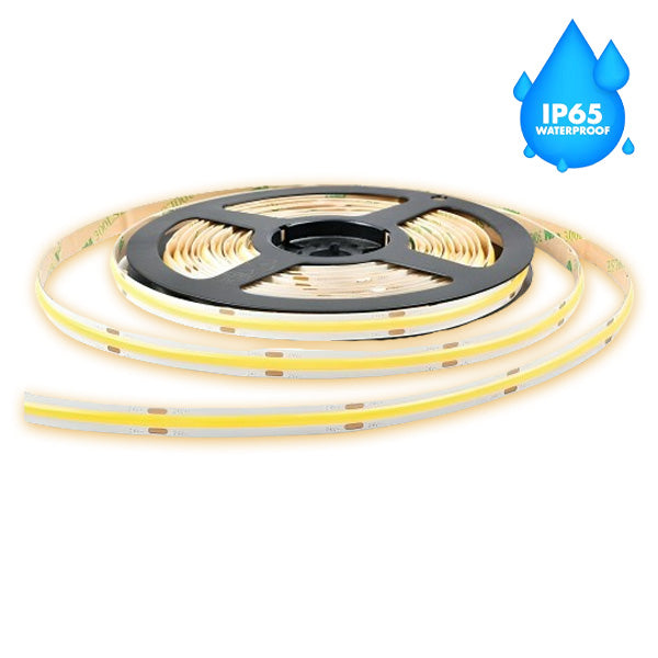 Bandă LED COB, Alb Cald, 528 LED/m, IP65, Rolă 5 m, EAZ-IL088