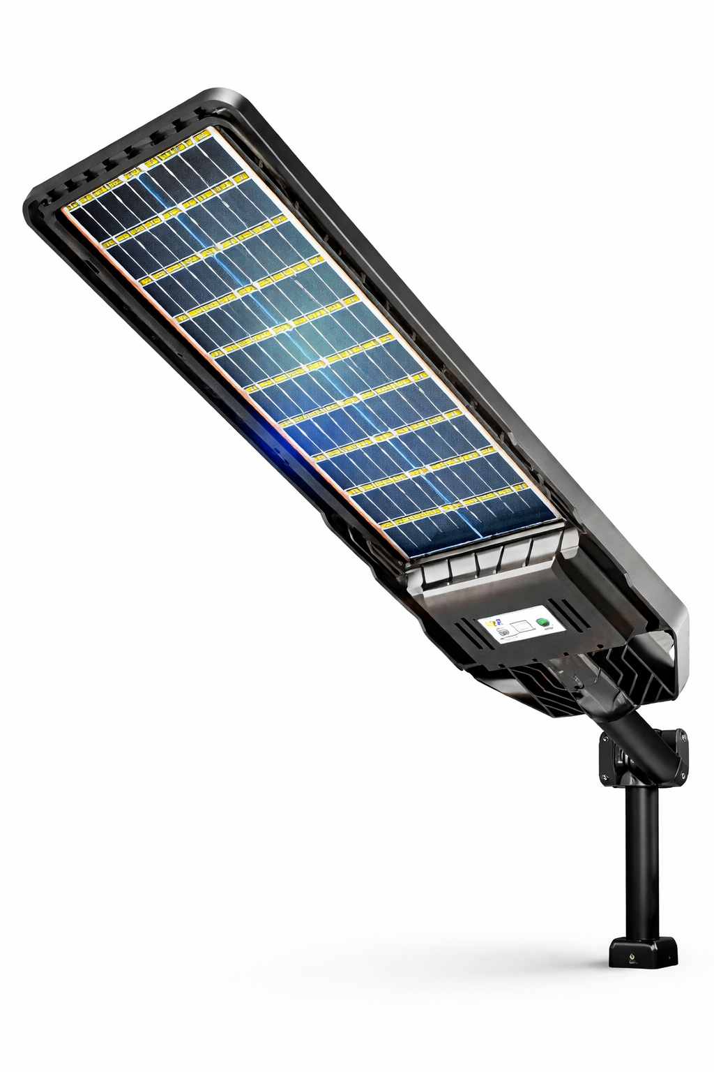 Lampă Stradala Solară 100W Bifacială, Încărcare Dubla, Senzor si Telecomanda