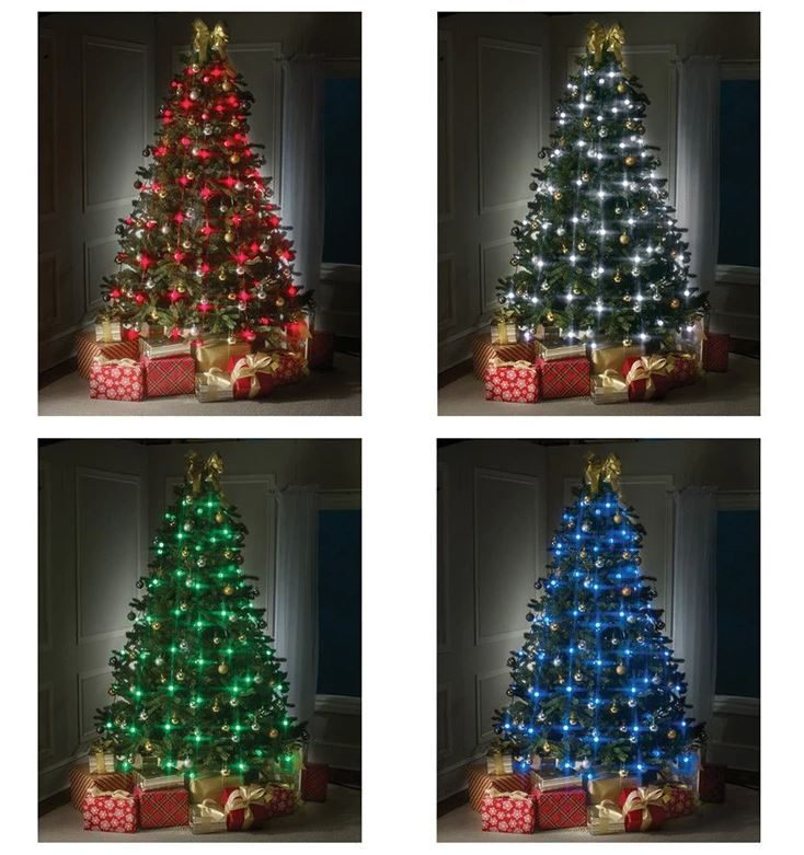 Instalatie de brad cu telecomanda si 64 de lumini Tree — Ambient Modern Pentru Acasă