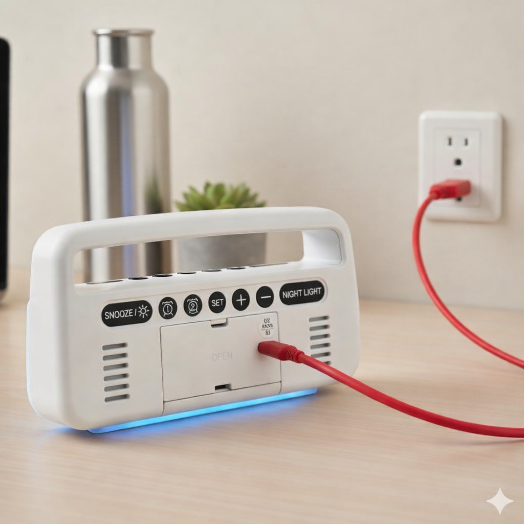 Ceas digital multifunctional cu afisaj LED — Utilitate Smart Zi de Zi