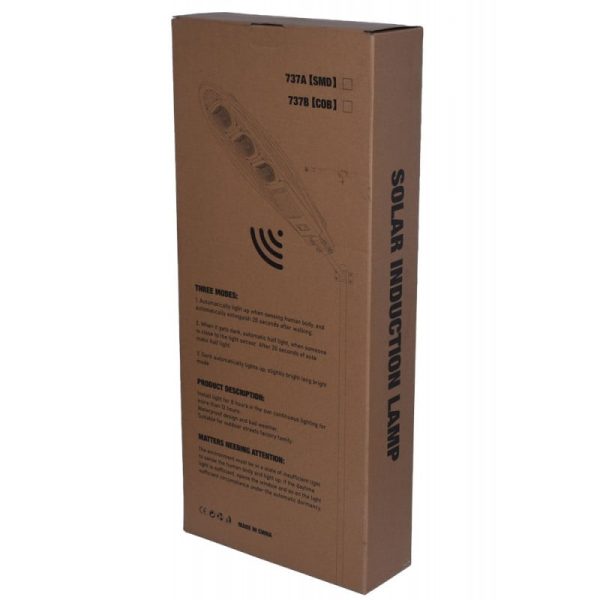 Lampă Solară 150W cu Senzor de Mișcare și Telecomandă, IP65, Q-18D033