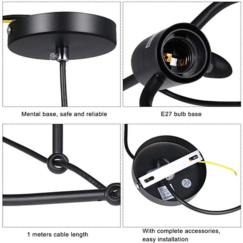 Lampa metalica retro industriala tip humanoid — Ambient Modern Pentru Acasă