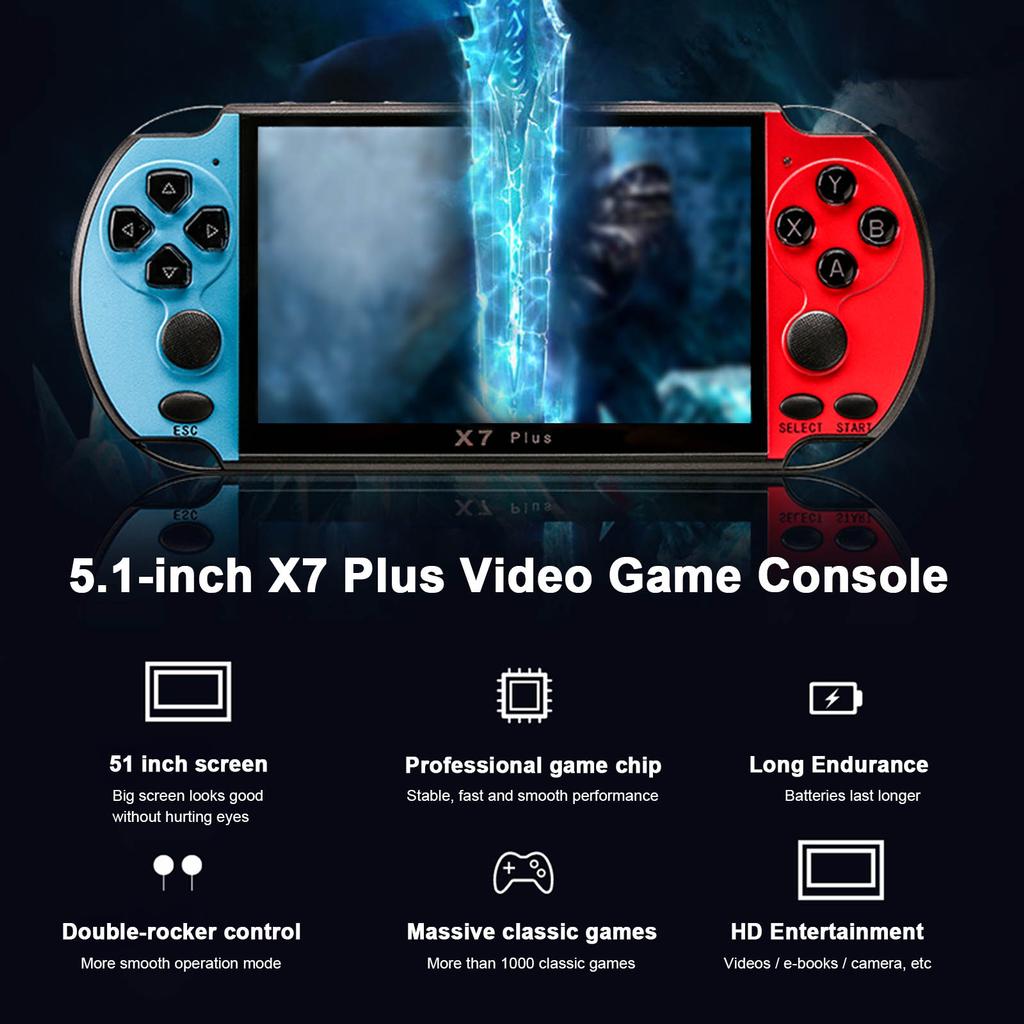 Consola jocuri portabila X7 Plus display 5.1 inch — Utilitate Smart Zi de Zi