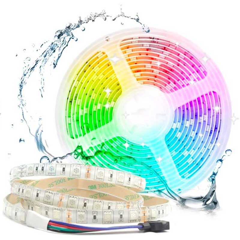 Bandă LED RGB, 120 LED/m, IP65, Rolă 5 m, EAZ-IL0104 – EsentaCasei