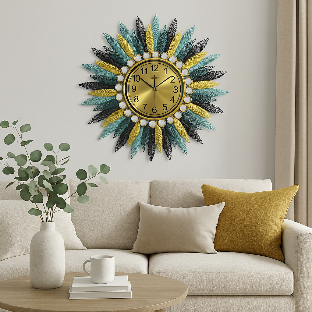 Ceas de perete decorativ 73cm — Confort Practic Pentru Casa Ta