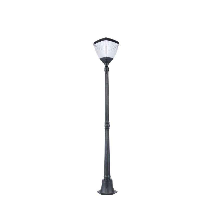 Stâlp de Iluminat Solar pentru Grădină H-1.6M, LED 6500K, Aluminiu, IP66