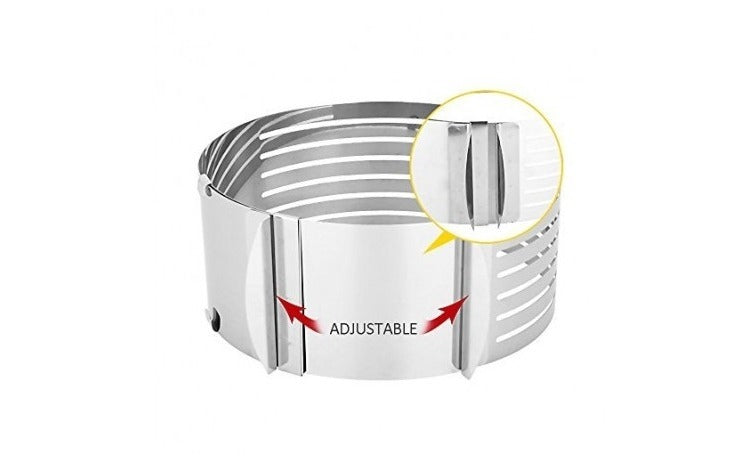Inel feliator blat de tort ajustabil Cake Ring 8 cm — Mai Mult Confort în Bucătărie