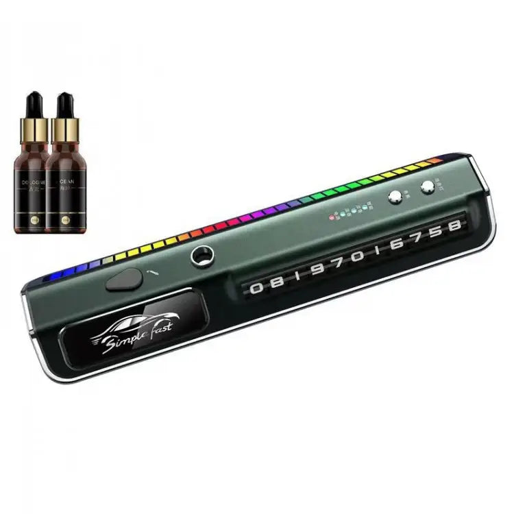 Aparat de odorizare/parfumare auto cu lumini RGB si suport pentru — Confort și Siguranță la Drum