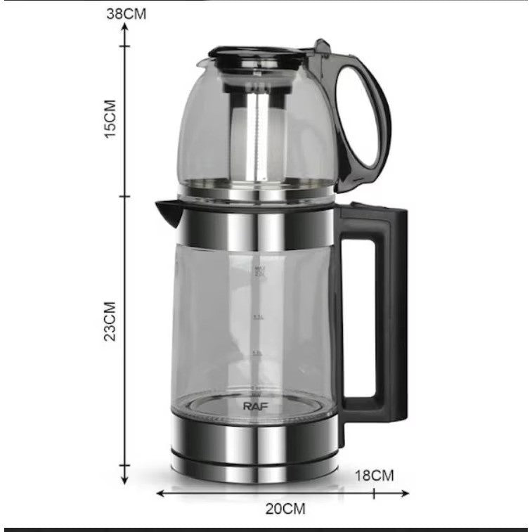 Set fierbator electric + ceainic 2.2L 1500W — Mai Mult Confort în Bucătărie