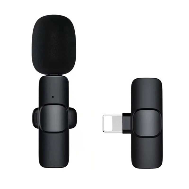 Microfon wireless K8 tip lavaliera conector USB tip C/iPhone — Utilitate Smart Zi de Zi
