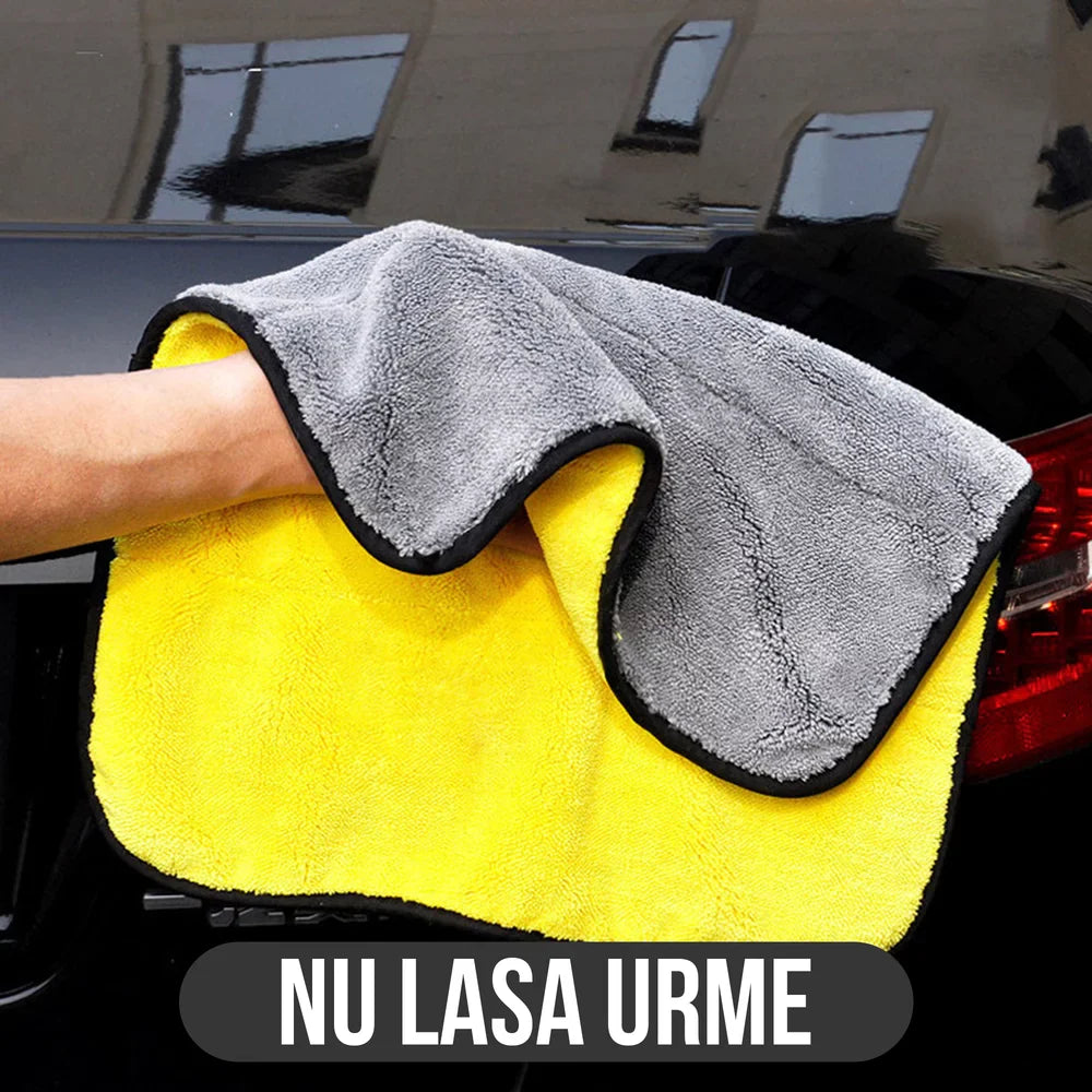 Set 3 lavete microfibra pentru masina — Confort și Siguranță la Drum