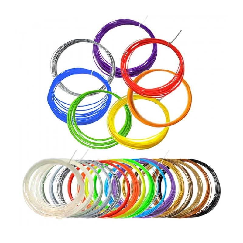 Set 10 rezerve filamente PLA pentru Creion 3D Magic 1.75mm — Util Pentru Familie și Copii