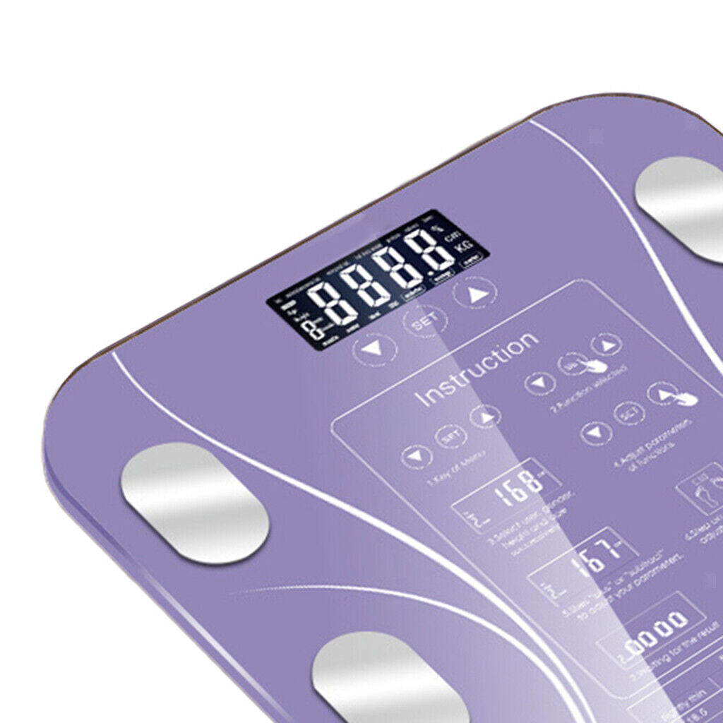 Cantar corporal cu ecran digital Iluminat conectare bluetooth — Confort Personal Zi de Zi