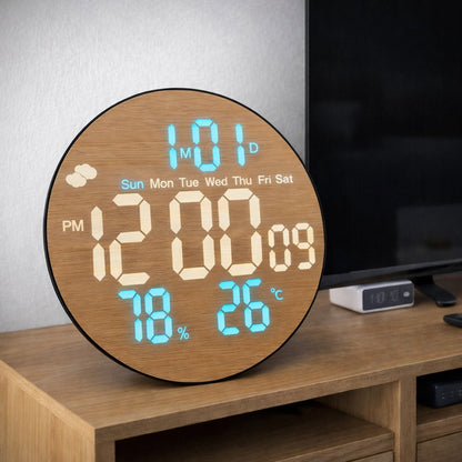 Ceas digital LED de perete 26 cm — Confort Practic Pentru Casa Ta