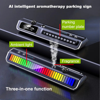 Aparat de odorizare/parfumare auto cu lumini RGB si suport pentru — Confort și Siguranță la Drum