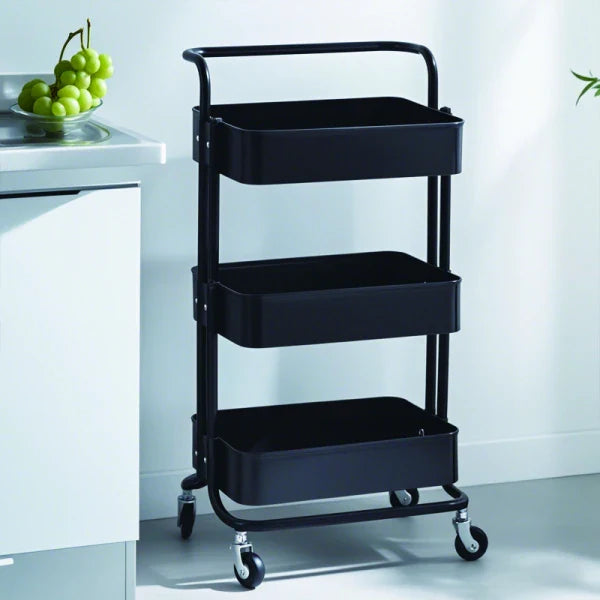 Raft portabil cu 3 nivele – cu cosuri metalice si — Confort Practic Pentru Casa Ta