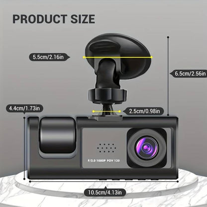 Camera auto tripla FullHD — Control și Siguranță Zi de Zi