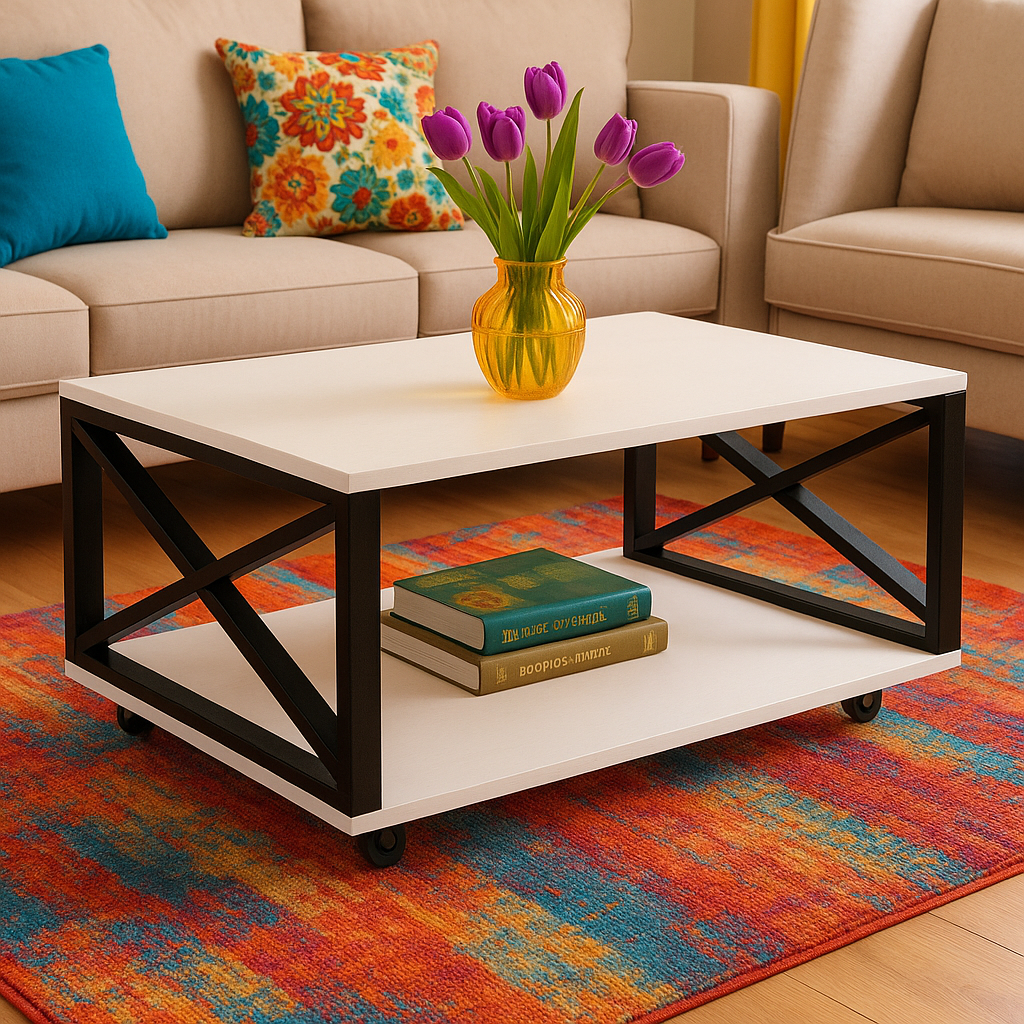 Masuta de cafea moderna 98 x 60 x 33.6 cm — Confort Practic Pentru Casa Ta