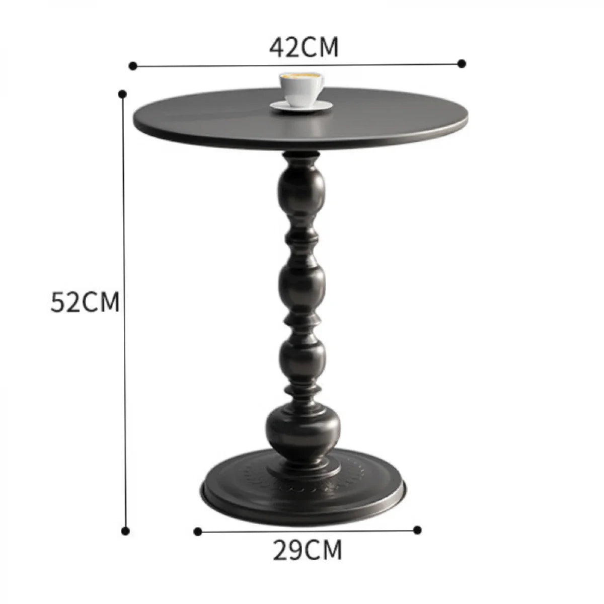 Masuta de cafea retro dormitor sau balcon 52 x 38 — Confort Practic Pentru Casa Ta