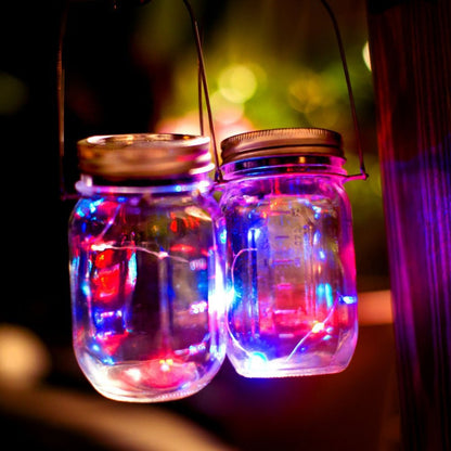 Decoratiune Lampa solara led in forma de borcan — Ambient Modern Pentru Acasă