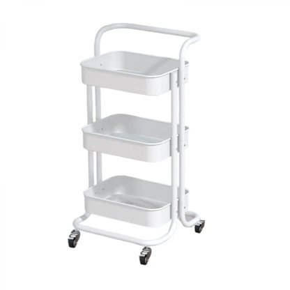 Raft portabil cu 3 nivele – cu cosuri metalice si — Confort Practic Pentru Casa Ta