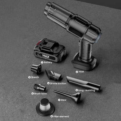 Aspirator si Suflanta de Aer Portabila 4-in-1 pentru masina — Confort și Siguranță la Drum