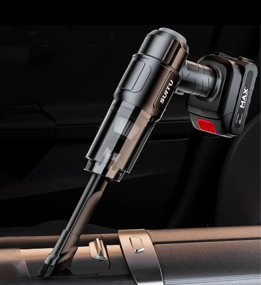 Aspirator si Suflanta de Aer Portabila 4-in-1 pentru masina — Confort și Siguranță la Drum
