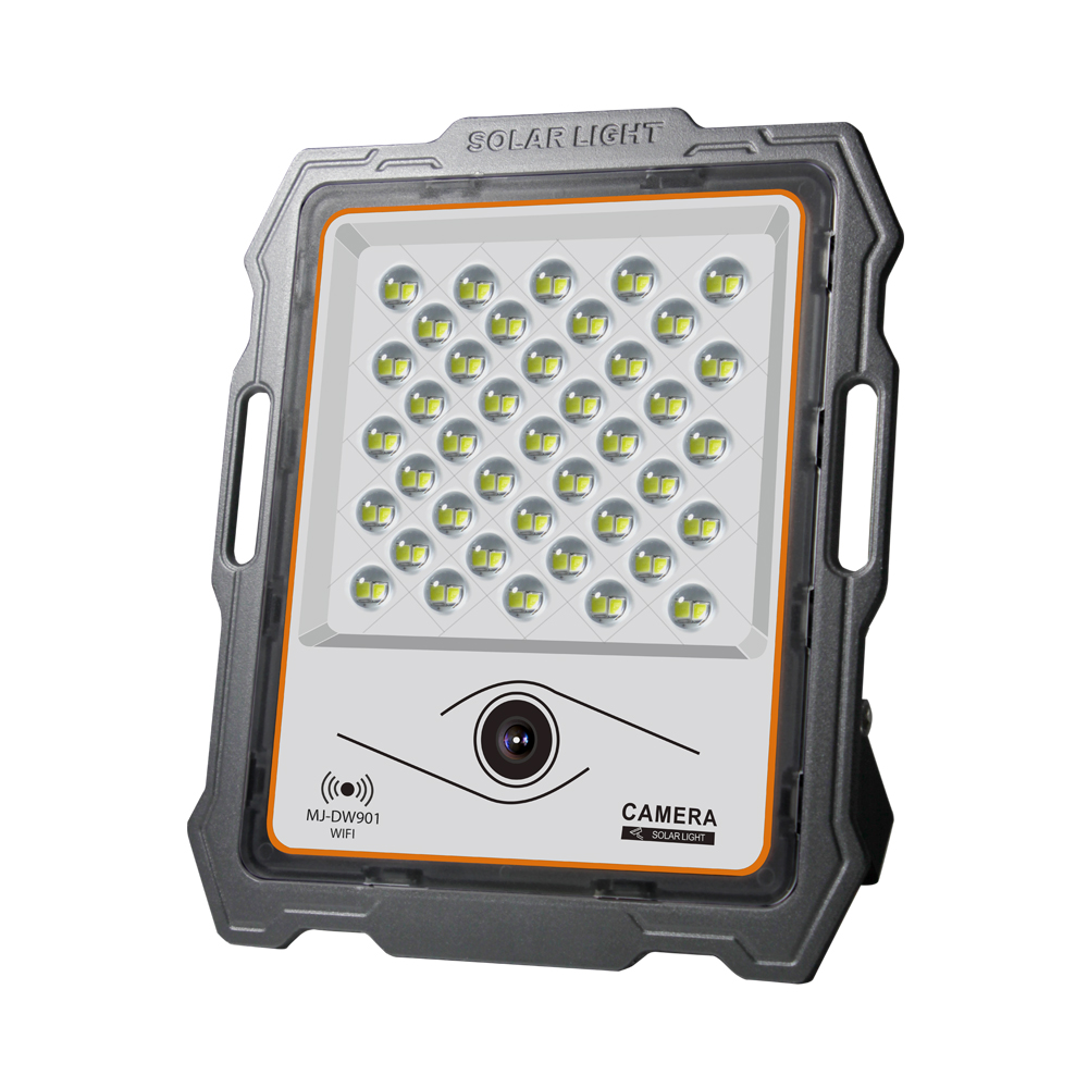 Proiector LED cu panou solar si camera WiFi 100W-300W 82-236 — Ambient Modern Pentru Acasă