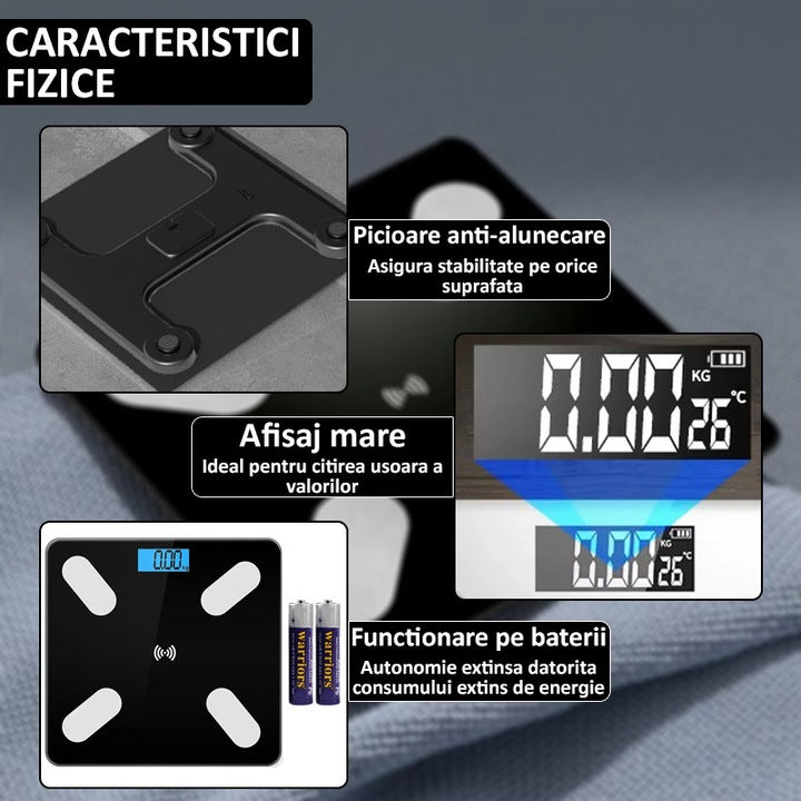 Cantar Corporal Bluetooth cu Aplicatie, A-172-7