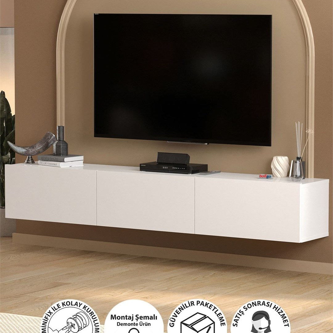 Comoda TV Marvel 180 cm suport televizor mare pana la — Confort Practic Pentru Casa Ta