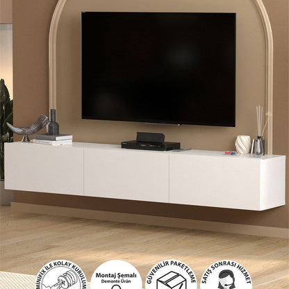 Comoda TV Marvel 180 cm suport televizor mare pana la — Confort Practic Pentru Casa Ta