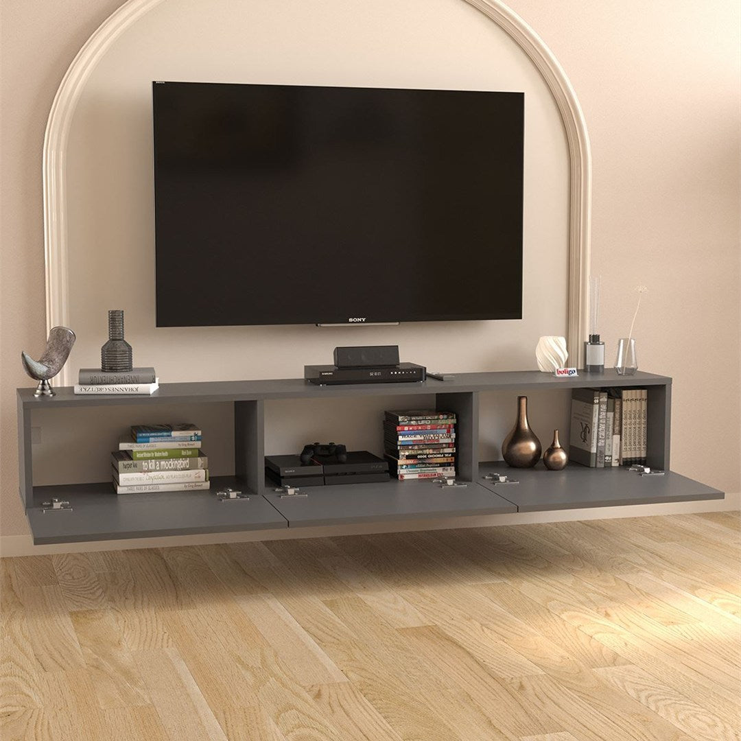 Comoda TV Marvel 180 cm suport televizor mare pana la — Confort Practic Pentru Casa Ta
