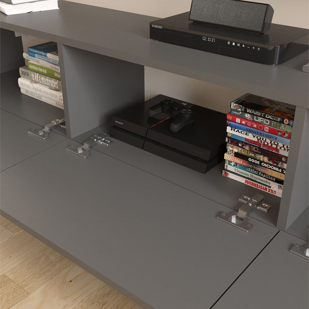 Comoda TV Marvel 180 cm suport televizor mare pana la — Confort Practic Pentru Casa Ta