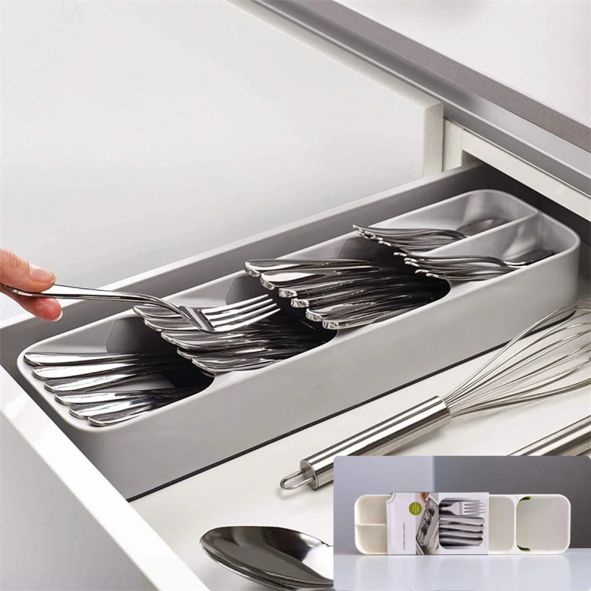 Organizator pentru tacamuri 39.8 cm — Mai Mult Confort în Bucătărie