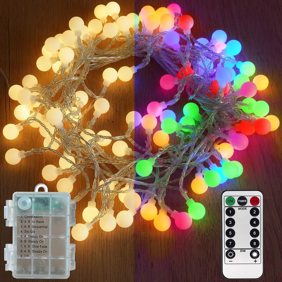 Instalatie Craciun cu globulete pentru brad sau decoratiuni 12m — Ambient Modern Pentru Acasă