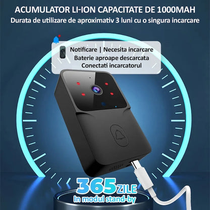 Sonerie Wireless cu Camera Video HD 720p si Vedere Nocturna, A-147-18