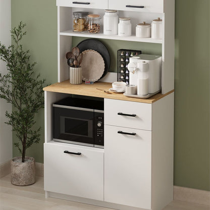 Dulap Aybuke multifunctional cu 4 usi si sertar mobilier bucatarie — Mai Mult Confort în Bucătărie