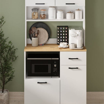 Dulap Aybuke multifunctional cu 4 usi si sertar mobilier bucatarie — Mai Mult Confort în Bucătărie