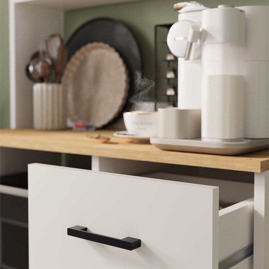 Dulap Aybuke multifunctional cu 4 usi si sertar mobilier bucatarie — Mai Mult Confort în Bucătărie