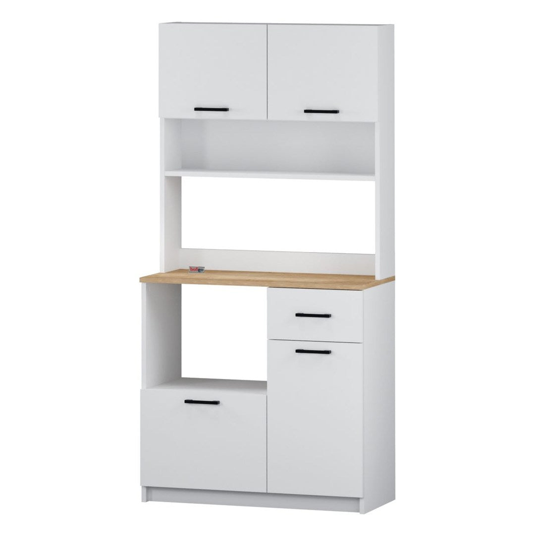Dulap Aybuke multifunctional cu 4 usi si sertar mobilier bucatarie — Mai Mult Confort în Bucătărie