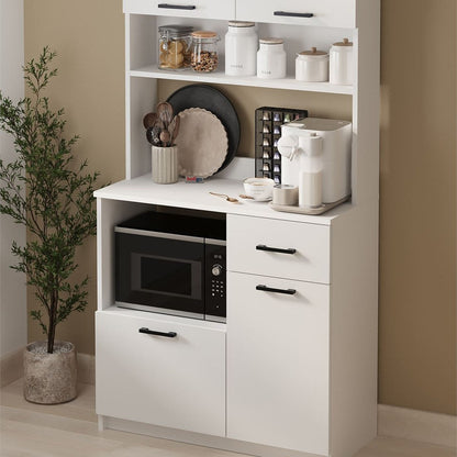 Dulap Aybuke multifunctional cu 4 usi si sertar mobilier bucatarie — Mai Mult Confort în Bucătărie